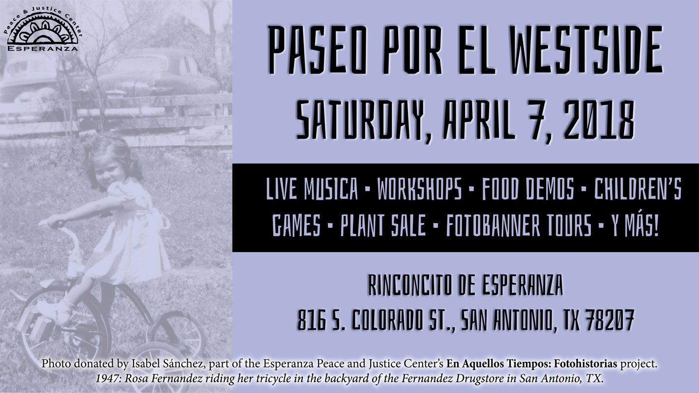 Paseo por El Westside - Saturday, April 7, 2018