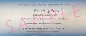 parking pass