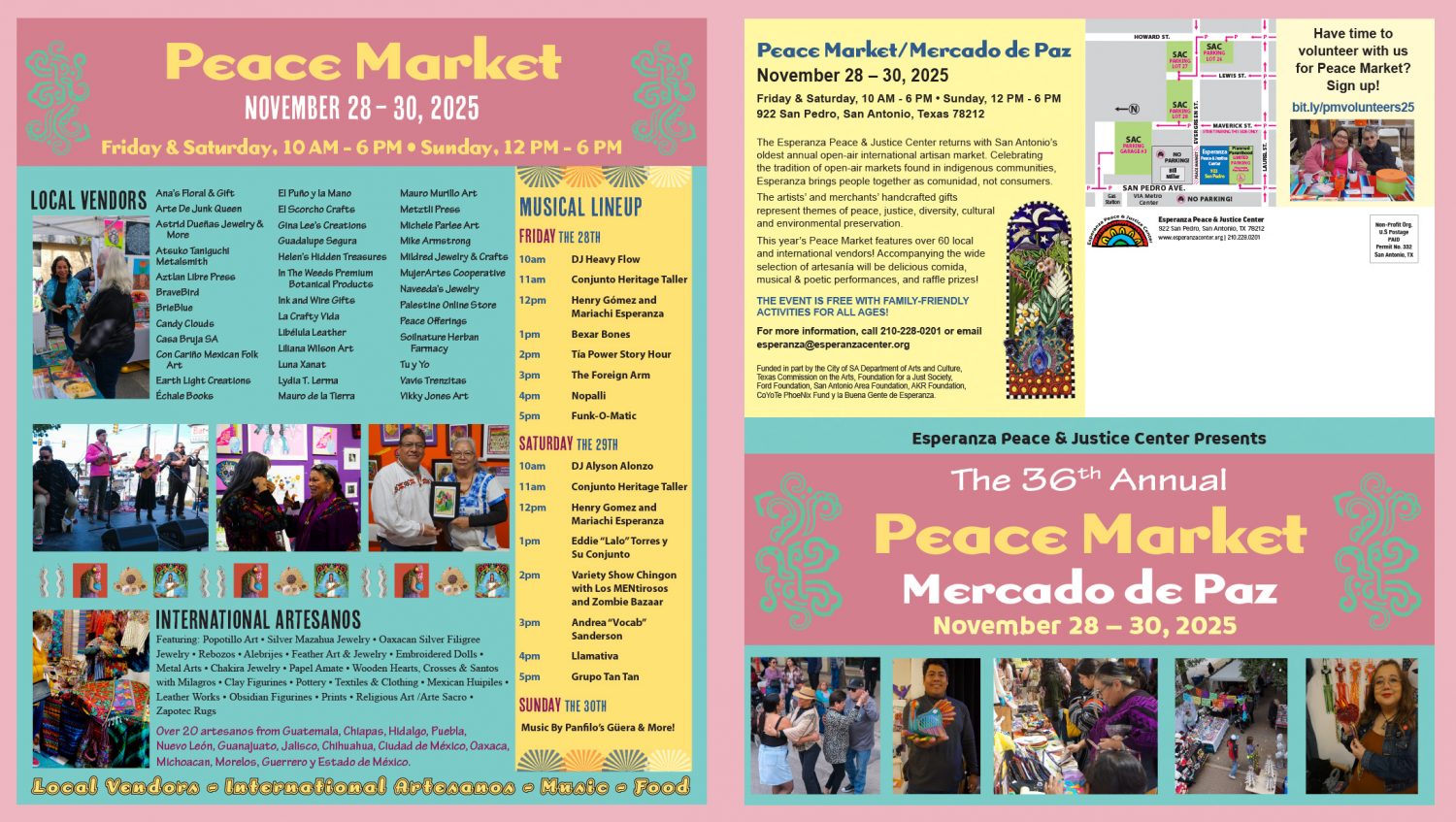 Peace Market 2025 Invite