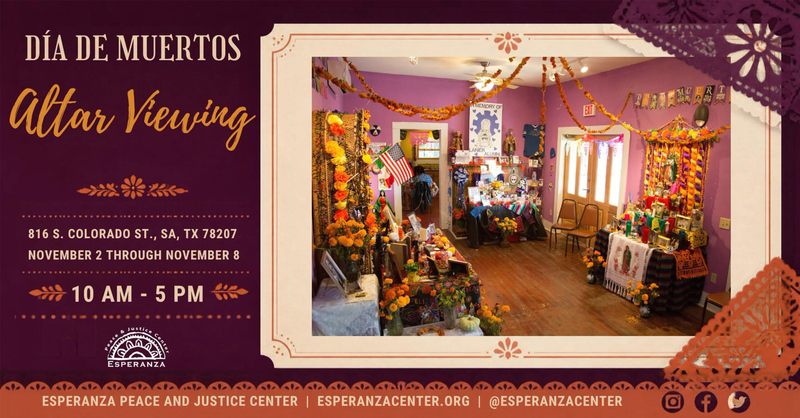 Día de Muertos Workshops